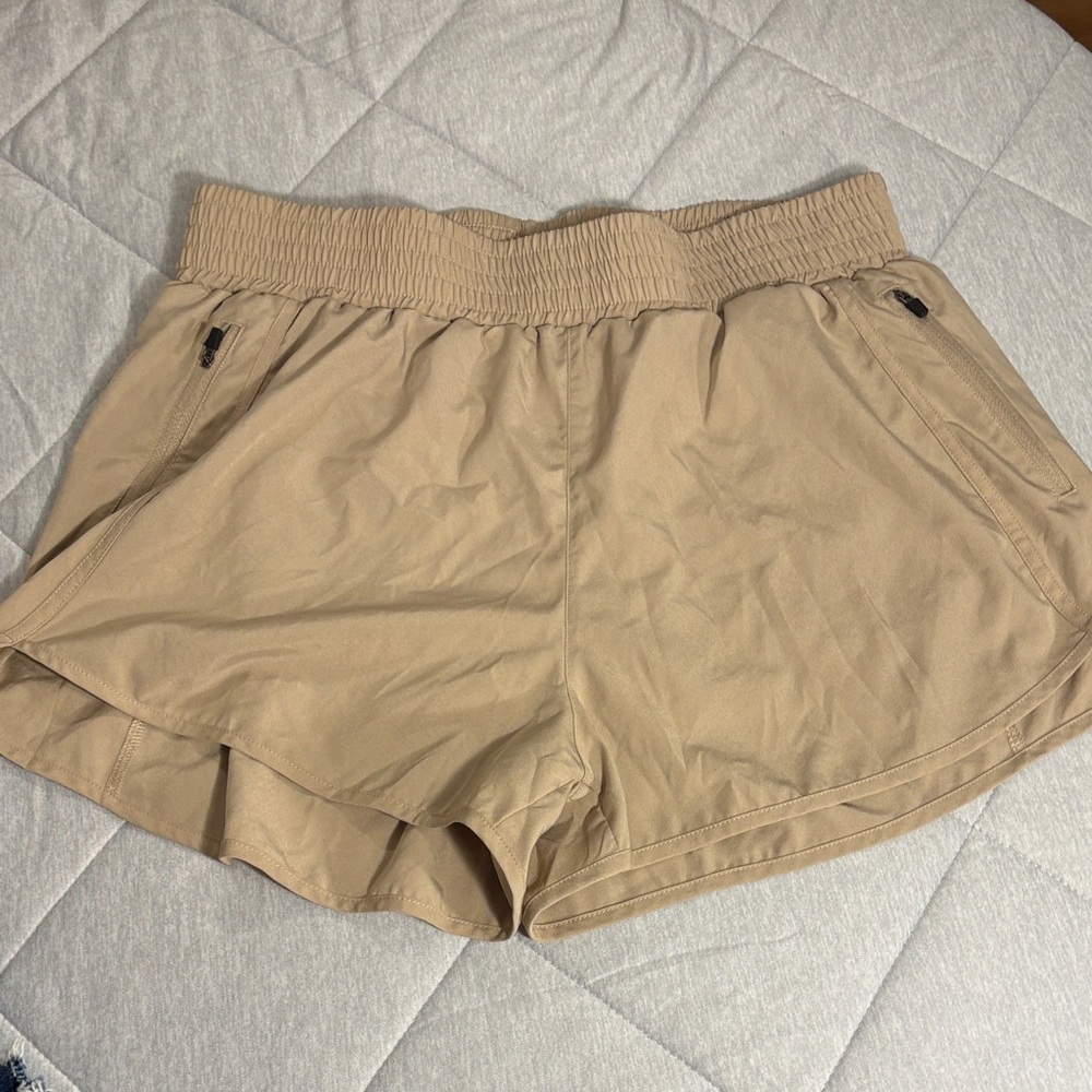Tan Women's Athletic Shorts